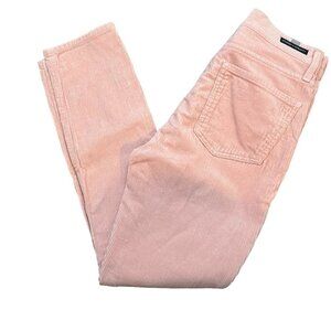 Citizens of Humanity Olivia High Rise Slim Ankle Corduroy Jean in Blush Pink 27